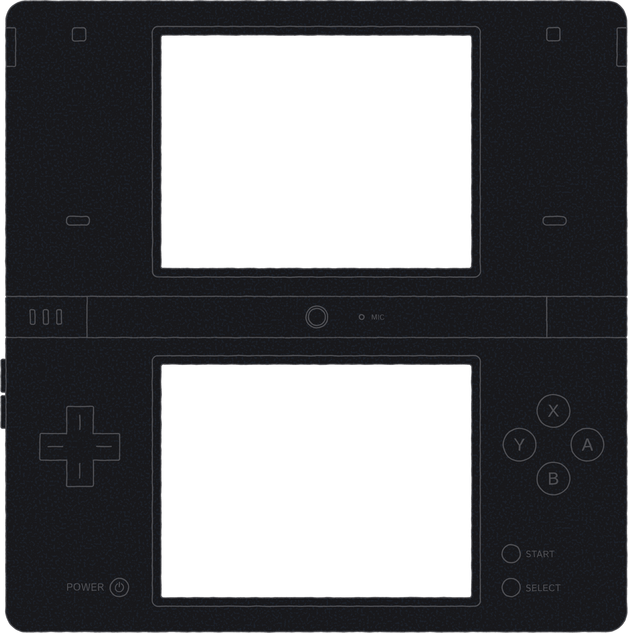 Picture of a Nintendo DSi running the homebrew port of Kallune.